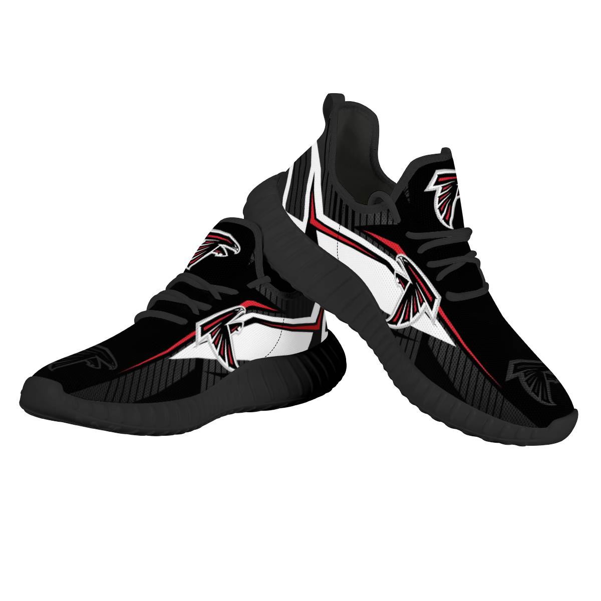 Men's NFL Atlanta Falcons Mesh Knit Sneakers/Shoes 003